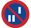 Trafikskylt datumparkering
