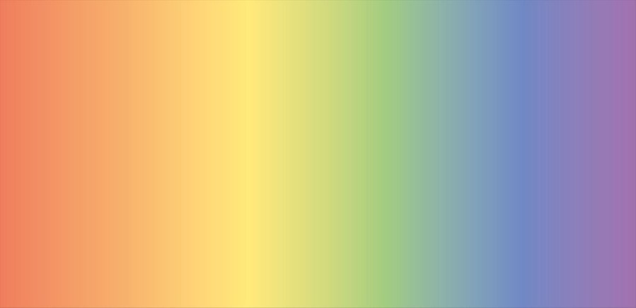Regnbågsfärger för att illustrera Pride.