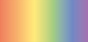 Regnbågsfärger för att illustrera Pride.