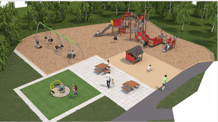 I Ekmansdalen kommer det byggas en ny lekpark